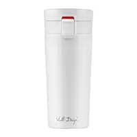 Cană termică Vialli Design Fuori, 400 ml, alb
