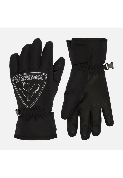 Manusi ski JR ROOSTER G - culoare negru - pentru copii - marime 12 ani