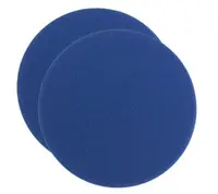 Burete abraziv lustruire SPONGE BLUE ULTRA FINE 140 25 MM - 2 PC, tip: moale, diametru: 125 140 mm, grosime: 25 mm, culoare: albastru, suporturi de montare: carlig si bucla, 2 buc
