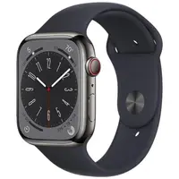 Apple Watch Series 8 2022, GPS + Cellular, Stainless Steel 45mm N/A Graphite Excelent