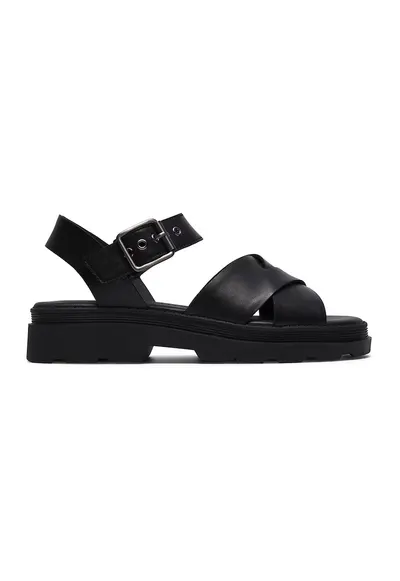 Sandale de piele Orinoco Cross - Negru stins