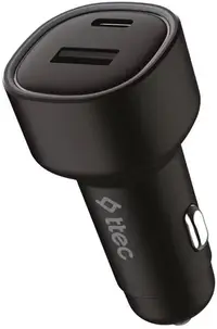 Încărcător auto ttec - SmartCharger Duo PD, USB-C/USB-A, 48W, negru