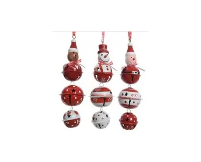 Decoratiune - Iron Bell Puppets Whanger - Red and White - mai multe modele