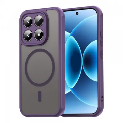 Husa MagSafe pentru Xiaomi 17, Techsuit, HaloFrost II, Mov