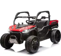 UTV electric pentru 2 copii Kinderauto Ranger 4x4 Sport 300W 24V premium, culoare rosie