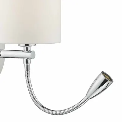 Aplica Feta Wall Light LED Polished Chrome Base Only