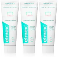 Elmex Sensitive Plus Complete Protection pasta de dinti cu efect intaritor 3x75 ml