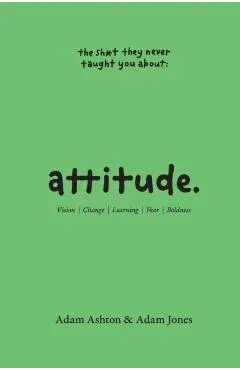 Attitude: Vision, Change, Learning, Fear & Boldness