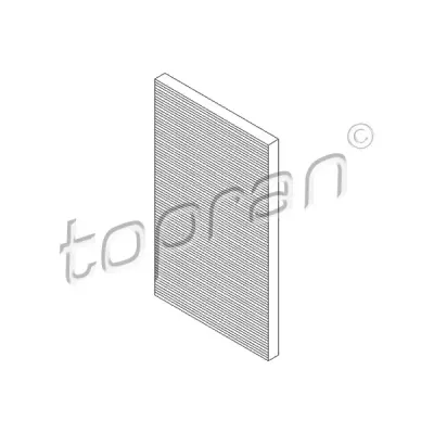 Filtru, aer habitaclu TOPRAN 105 763