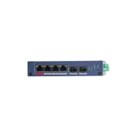 Switch industrial PoE cu 4 porturi Dahua CHS4206-4ET-90, 2 porturi SFP, buget 90W, 4.8 Gbps, 3.57 Mpps, L2, 8K MAC, cu management