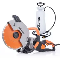 Pachet Masina taiat beton R300DCT+ de 300 mm cu disc diamantat premium + pompa manuala de apa de 15L