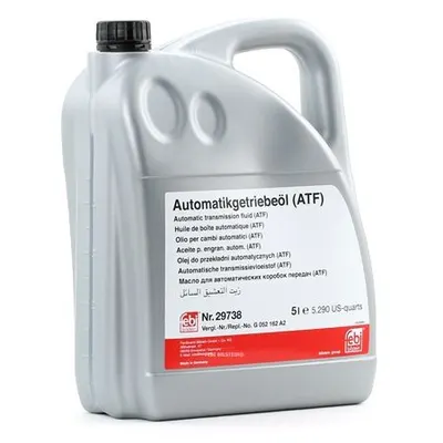 Ulei pentru cutie viteze automata FEBI BILSTEIN ATF IV 29738, volum 5 litri, galben 5L
