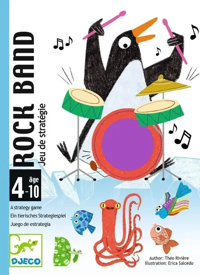 Joacă de copil cu cărți Djeco - Trupă rock
