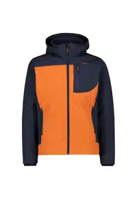Jacheta softshell barbati 3A01787N - Portocaliu/Bleumarin