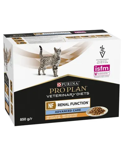 PURINA PRO PLAN Veterinary Diet Feline Advanced Care cu pui 10x85 g hrană veterinară pisici