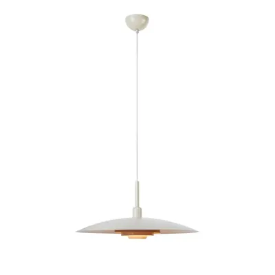 Lustră bej cu abajur din metal ø 57 cm Piny – Markslöjd