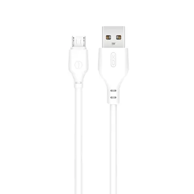 Cablu Date si Incarcare USB-A - microUSB XO Design NB103, 18W, 1m, Alb