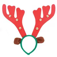 Christmas Reindeer Antlers With Bells