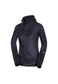 Women's hybrid jacket with active insulation BERNINA - Negru