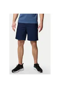 Pantaloni scurti barbati - 304694752 - Bumbac - Albastru - Albastru