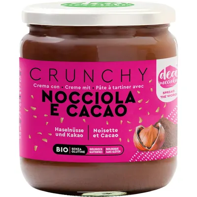 Crema Crunchy cu Alune de Padure si Lapte fara Gluten Ecologica/Bio 300g
