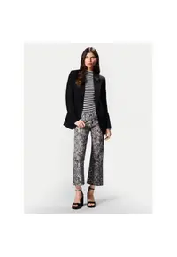 Pantaloni dama - 305183040 - Bumbac - Maro - Maro
