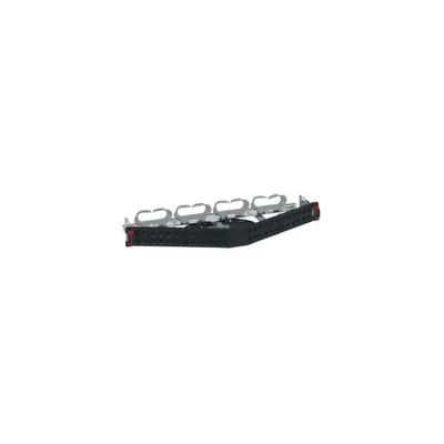 Angled high density 48-connector patch panel LCS³ - 19 - 1U to be equipped cu connectors