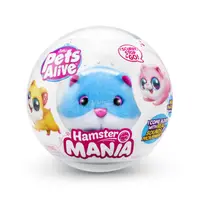 Jucarie de plus, Pets Alive, Hamster, Albastru