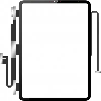 Touchscreen Forward Guard OCA pentru Apple iPad Pro 11 (2018), Negru