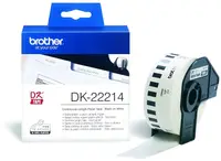 Bandă de etichetare Brother - DK-22214, 12mm, negru/alb