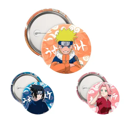 Set Insigne Naruto - Naruto, Sasuke, Sakura