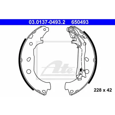 Set saboti frana ATE 03.0137-0493.2
