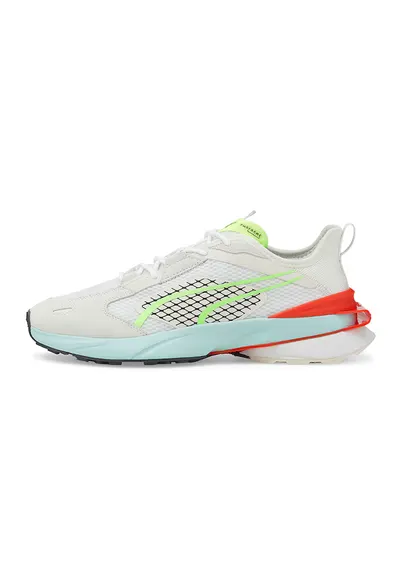 Pantofi sport cu garnituri de piele intoarsa Pwrframe OP-1 - Alb murdar/Albastru deschis