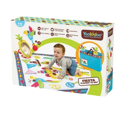 Covoras de joaca pliabil pentru 0-12 luni 40167, 1 bucata, Yookidoo