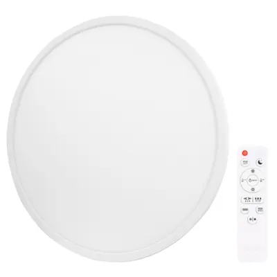 Corp de iluminat rotund, RGB,cu telecomanda 230V, 50Hz, 36W, 2500lm, 3000-6000K + RGB, D=400mm,EEI=G
