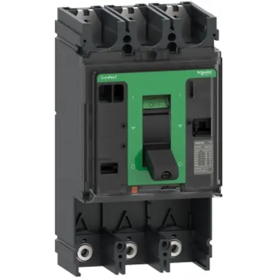Intreruptor CompPacT NSX400H, 70 kA la 415 VAC 50/60 Hz, 400A, fara unitate de declansare, 3 poli