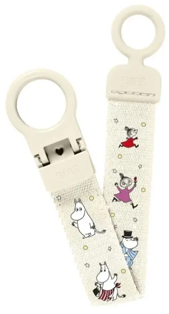 Clemă pentru suzetă BIBS - Moomins, Ivory
