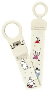 Clemă pentru suzetă BIBS - Moomins, Ivory