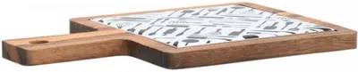 Platou pentru servire tapas cu bază ceramică Estia - Allure, 10 x 10 cm
