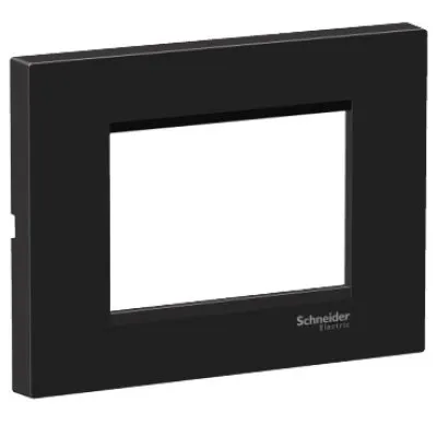 Rama plata 3 module Schneider Easy Styl LMR7253005, negru metalic