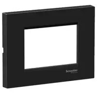 Rama plata 3 module Schneider Easy Styl LMR7253005, negru metalic