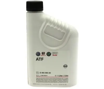 Ulei pentru cutie viteze automata ZF cu 5 6 trepte VW Group ATF 6+ G055005A2, volum 1 litru, galben, ATF 6+, ZF S671 090 255, galben 1L