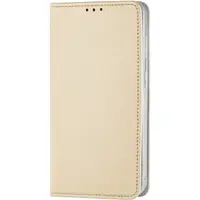 Husa pentru Samsung Galaxy A14 A145 / A14 5G A146, OEM, Smart Magnet, Aurie