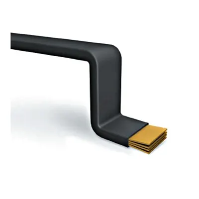 Bară cupru flexibilă, izolată, 500 A, 4x32x1, lungime 2m