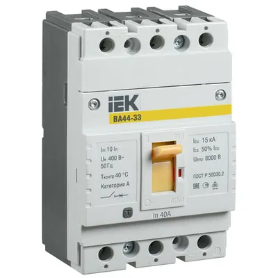 Intrerupator general MCCB VA44 33 3P 40A 15kA