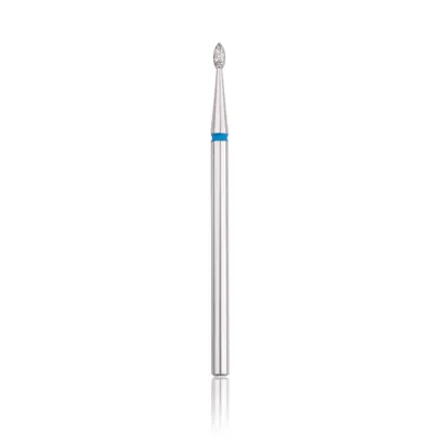 Capăt freza Diamant HEAD picătură, albastru, L- 3,5 mm, Ø1,6 mm