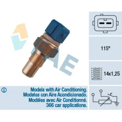 Senzor temperatura lichid racire FAE 34110