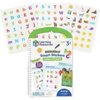 Set activitati educative cu abtibilduri - litere si sunete (lb.engleza)