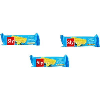 Pachet Napolitane cu Crema de Vanilie fara Zahar 3x20g