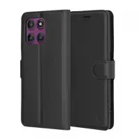 Husa pentru Motorola Edge 60 Pro, Techsuit, Leather Folio, Neagra